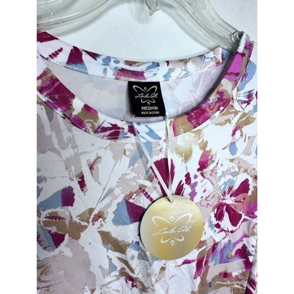 Laila Ali Drape Front Tank QVC HSN Butterfly Print  Medium Artsy Fairycore Cos - Picture 5 of 9